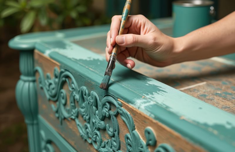 Armoire Painting in Waco, TX