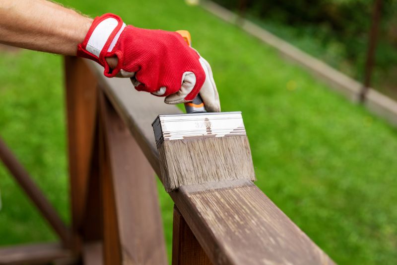 Railing Staining in Waco, TX