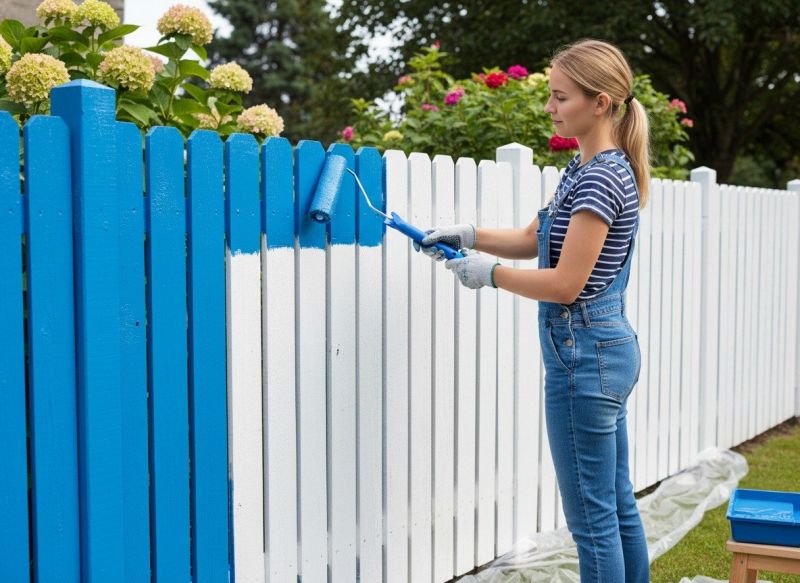Residential Fence Painting in Waco, TX