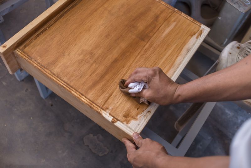 Wood Mantel Staining in Waco, TX