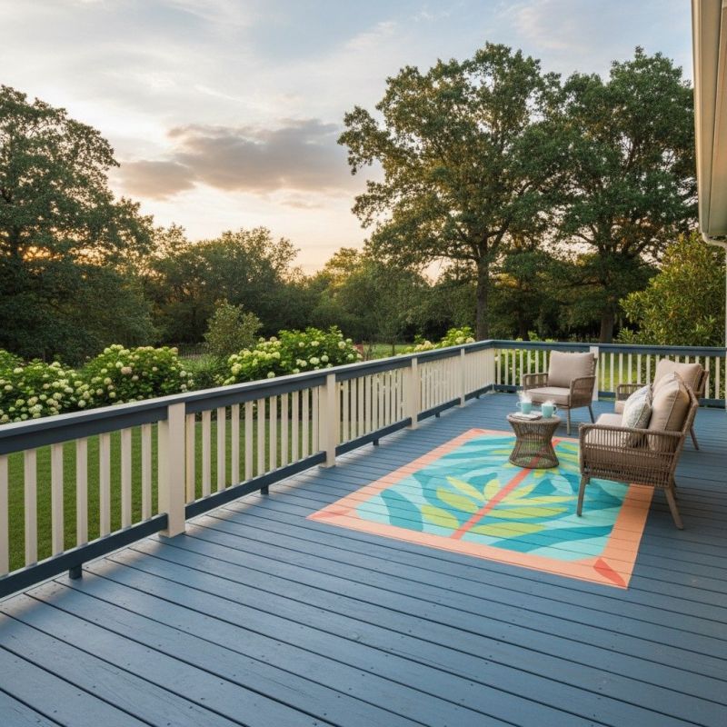 Deck Posts Painting in Waco, TX