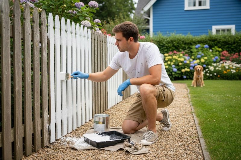 Livestock Fence Painting in Waco, TX